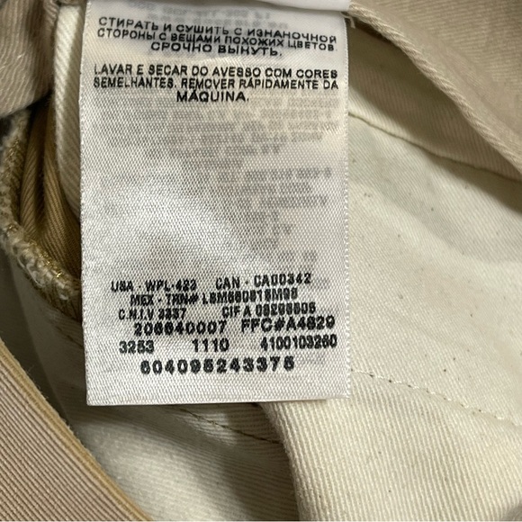 2010 Dockers K-1 Khakis Straight Fit Men’s Size 38x30 Beige Button Fly NWT - Picture 12 of 16